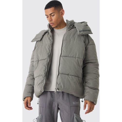 Doudoune oversize à col montant - S - Boohooman - Modalova