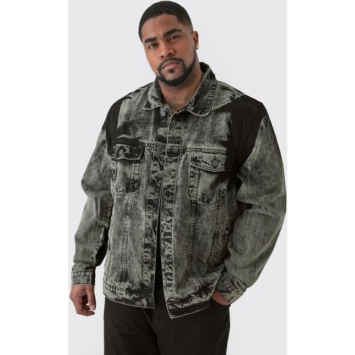 Grande taille - Veste surteinte en jean homme - XXXL - Boohooman - Modalova