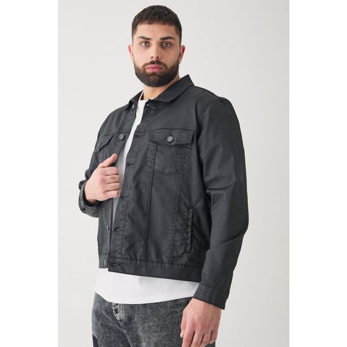 Grande taille - Veste en jean à revêtement homme - XXXL - Boohooman - Modalova