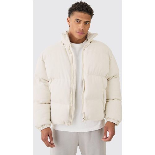 Doudoune en synthétique à col montant - L - Boohooman - Modalova