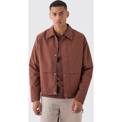 Veste oversize en velours côtelé homme - S - Boohooman - Modalova
