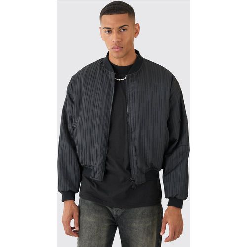 Bomber plissé homme - XL - Boohooman - Modalova