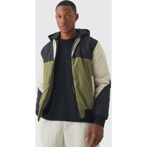 Bomber matelassé color block homme - S - Boohooman - Modalova