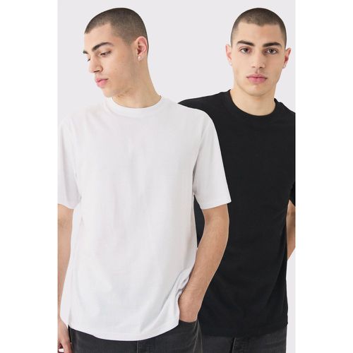 Lot de 2 t-shirts basiques - S - Boohooman - Modalova