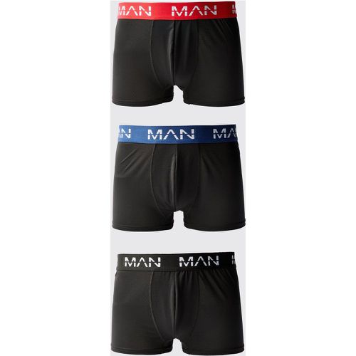 Lot de 3 boxers de sport - MAN Active - M - Boohooman - Modalova