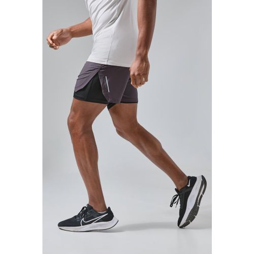 Short de sport 2 en 1 fendu - MAN Active homme - XXL - Boohooman - Modalova