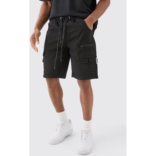 Short cargo à taille élastiquée - L - Boohooman - Modalova