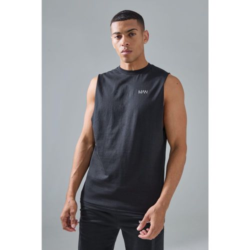 Débardeur en jersey à emmanchures larges - MAN Active - L - Boohooman - Modalova