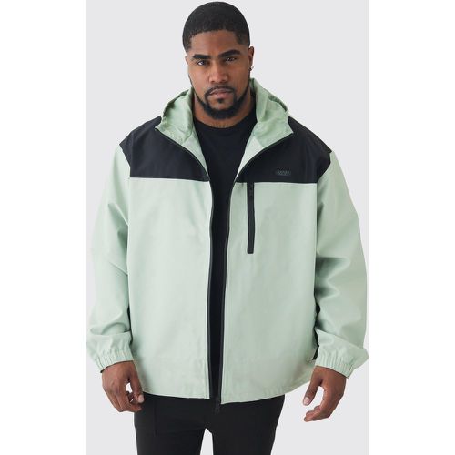 Grande taille - Coupe-vent oversize color block homme - XXXL - Boohooman - Modalova