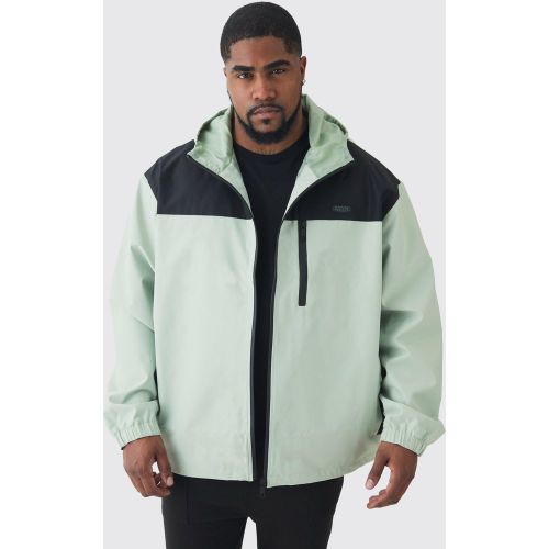 Grande taille - Coupe-vent oversize color block - XXXL - Boohooman - Modalova