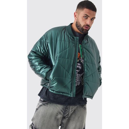 Grande taille - Bomber oversize matelassé en homme - XXXL - Boohooman - Modalova