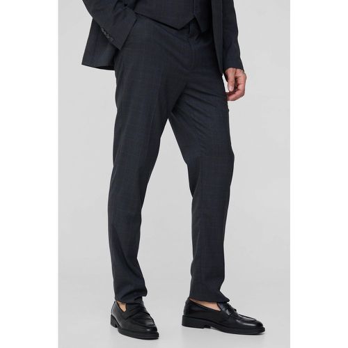 Tall - Pantalon de costume slim à carreaux - 30 - Boohooman - Modalova