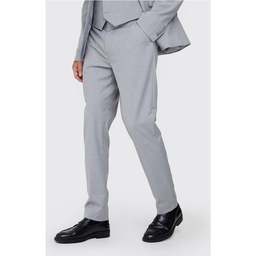 Tall Essential Slim Fit Suit Trouser In Grey - Boohooman - Modalova