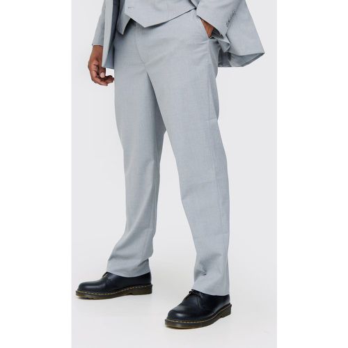 Plus Essential Regular Fit Suit Trouser In Grey - Boohooman - Modalova