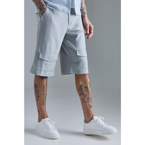 Tall - Short cargo à rayures - 30 - Boohooman - Modalova