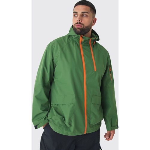 Grande taille - Coupe-vent à double zippé homme - XXXL - Boohooman - Modalova