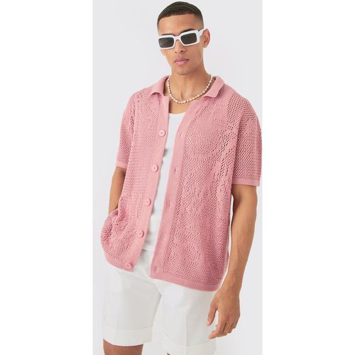 Chemise oversize fleurie à manches courtes - S - Boohooman - Modalova