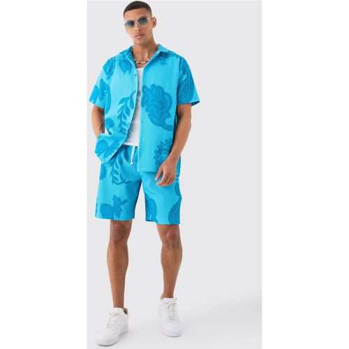 Ensemble oversize plissé à imprimé cachemire - L - Boohooman - Modalova