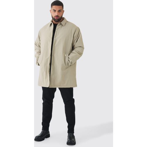 Grande taille - Imperméable long texturé - MAN - XXXL - Boohooman - Modalova