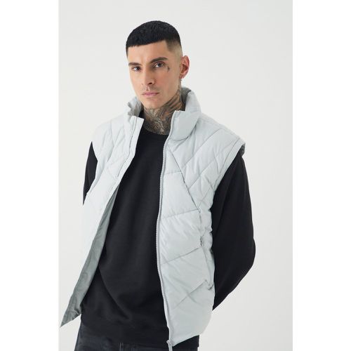 Tall - Veste sans manches à col cheminée - S - Boohooman - Modalova