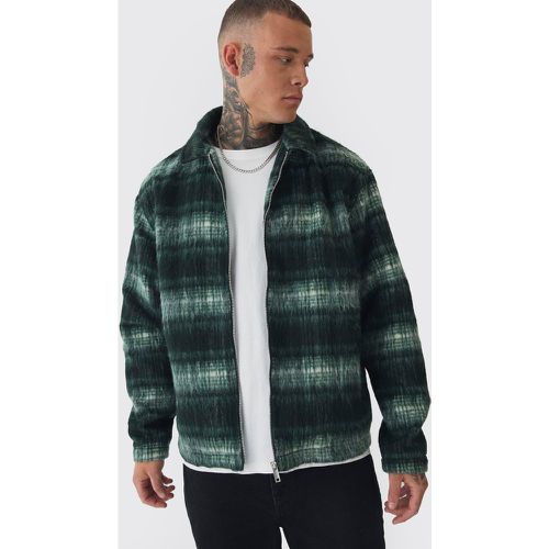 Tall - Veste Harrington à carreaux - S - Boohooman - Modalova