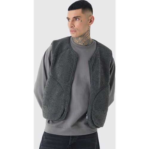 Tall - Veste oversize en polaire - S - Boohooman - Modalova