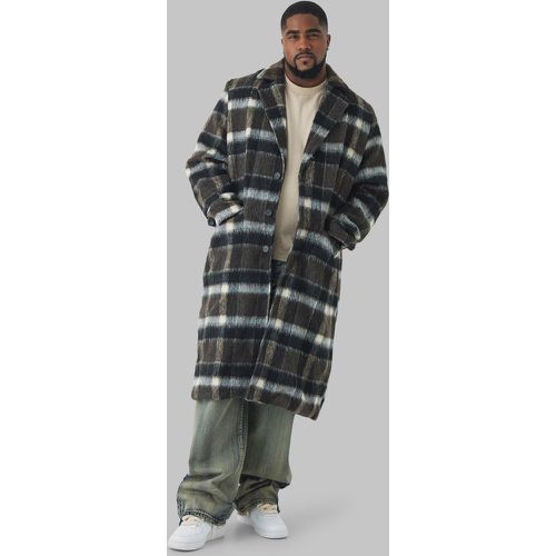 Grande taille - Manteau à carreaux - XXXL - Boohooman - Modalova