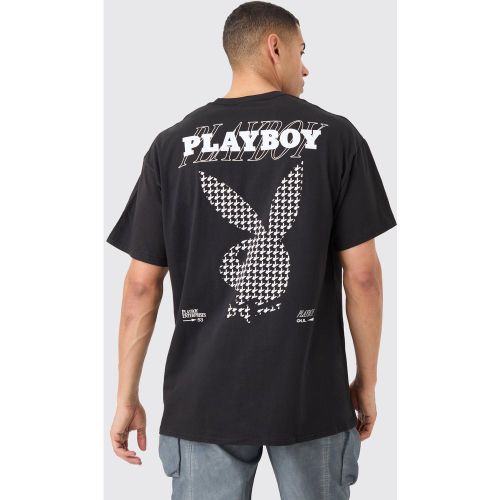 T-shirt oversize imprimé Playboy - S - Boohooman - Modalova