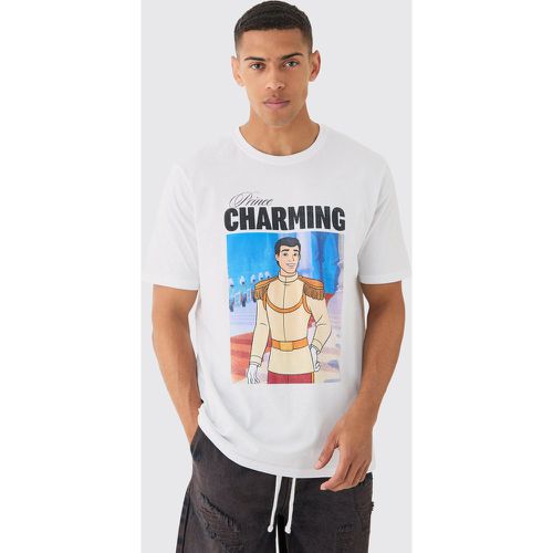 Oversized Disney Prince Charming License T-shirt - Boohooman - Modalova