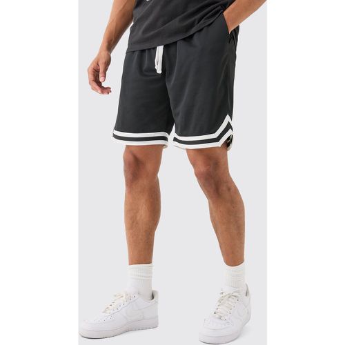 Short de basket mi-long en mesh - S - Boohooman - Modalova