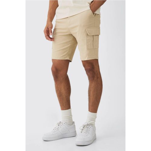 Tall - Short cargo skinny à taille fixe - 38 - Boohooman - Modalova