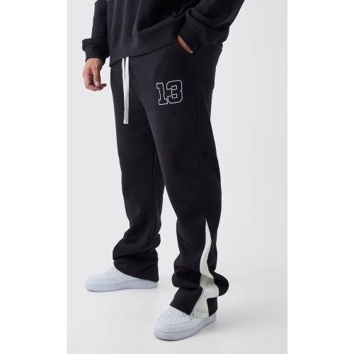 Grande taille - Jogging flare universitaire - XXXL - Boohooman - Modalova