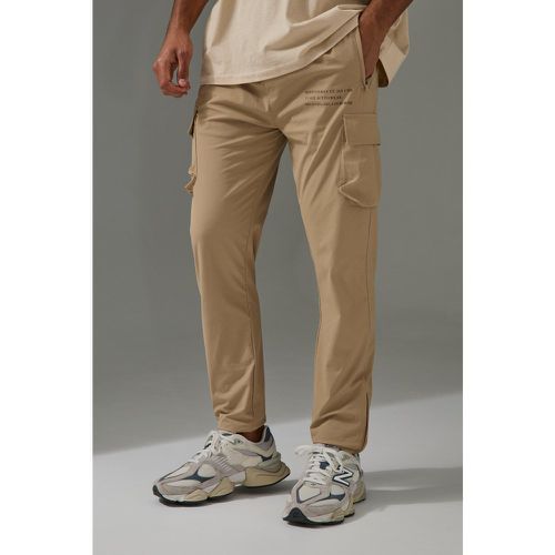 Jogging de sport cargo - MAN Active - S - Boohooman - Modalova