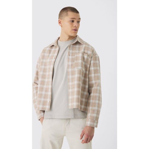 Surchemise oversize à carreaux - S - Boohooman - Modalova