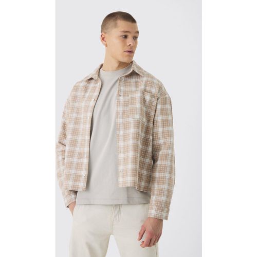 Surchemise oversize à carreaux - XL - Boohooman - Modalova