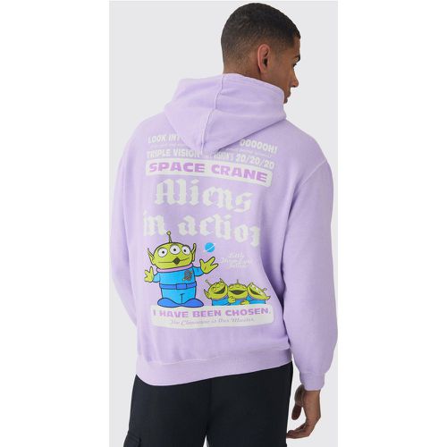 Sweat à capuche oversize délavé à imprimé Pixar homme - S - Boohooman - Modalova