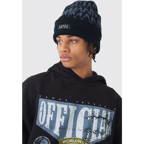 Bonnet oversize à logo - MAN - ONE SIZE - Boohooman - Modalova