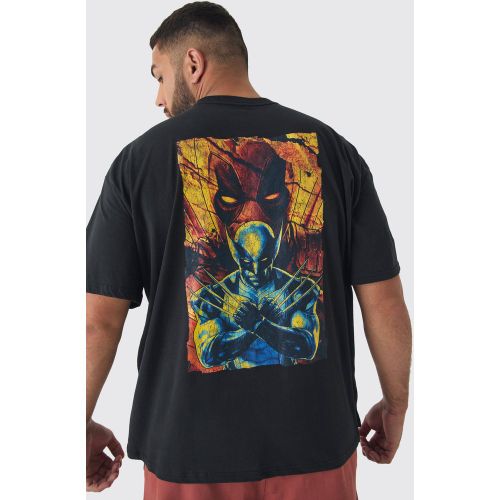 Grande taille - T-shirt oversize à imprimé Deadpool - XXXL - Boohooman - Modalova