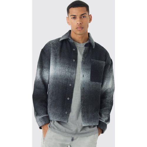Surchemise oversize à carreaux - M - Boohooman - Modalova