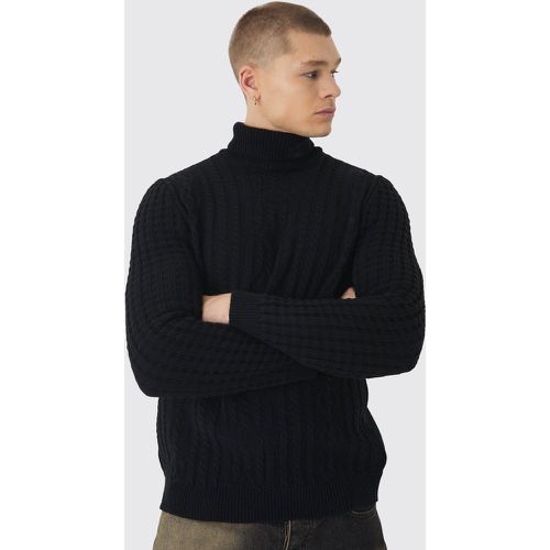 Pull à col roulé et manches longues - S - Boohooman - Modalova