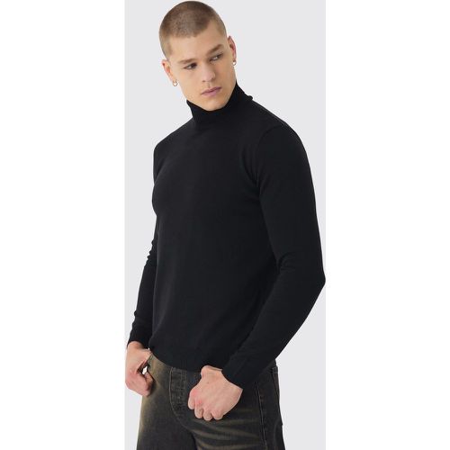 Pull à col roulé et manches longues - S - Boohooman - Modalova