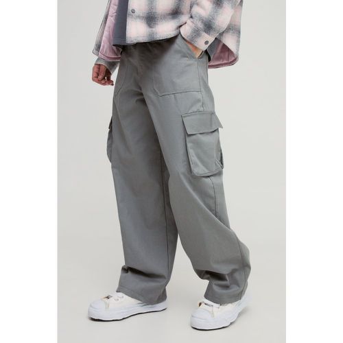 Pantalon cargo baggy à taille fixe - 28 - Boohooman - Modalova