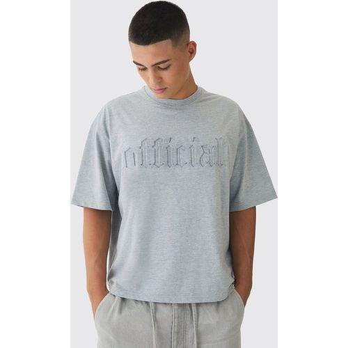 T-shirt oversize imprimé - Official - L - Boohooman - Modalova