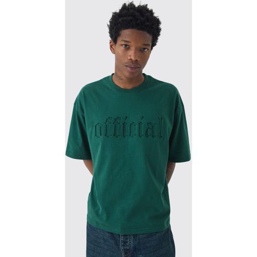T-shirt oversize imprimé - Official - L - Boohooman - Modalova