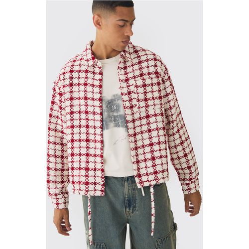 Surchemise oversize à carreaux - L - Boohooman - Modalova