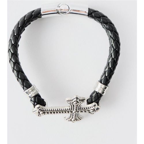 Bracelet croisé en corde - ONE SIZE - Boohooman - Modalova