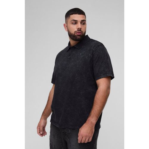 Grande taille - Polo délavé - XXXL - Boohooman - Modalova