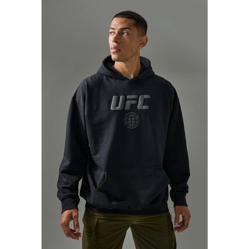 Sweat à capuche oversize à imprimé UFC homme - S - Boohooman - Modalova