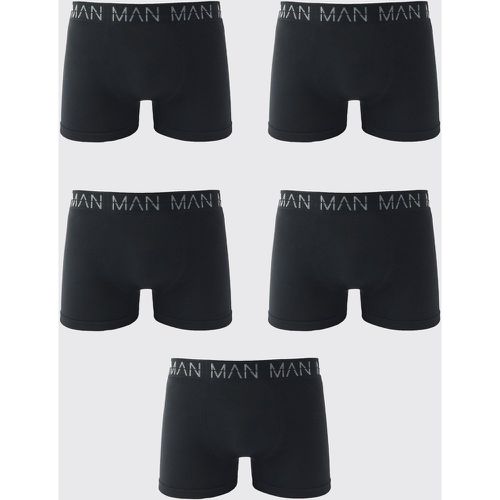 Lot de 5 boxers sans coutures - MAN Active - S - Boohooman - Modalova