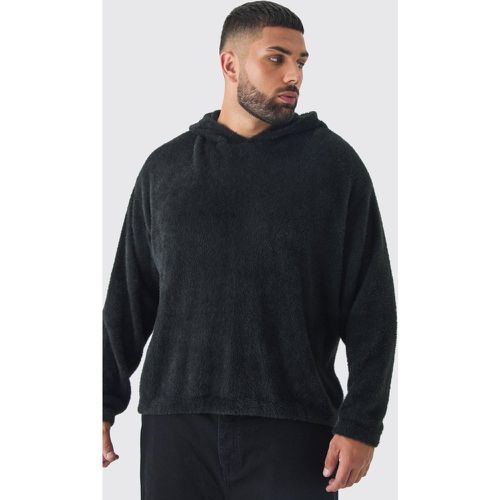 Grande taille - Sweat à capuche oversize en maille - XXL - Boohooman - Modalova